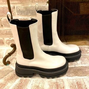 NWOT.  Charles & Keith Leather Boots